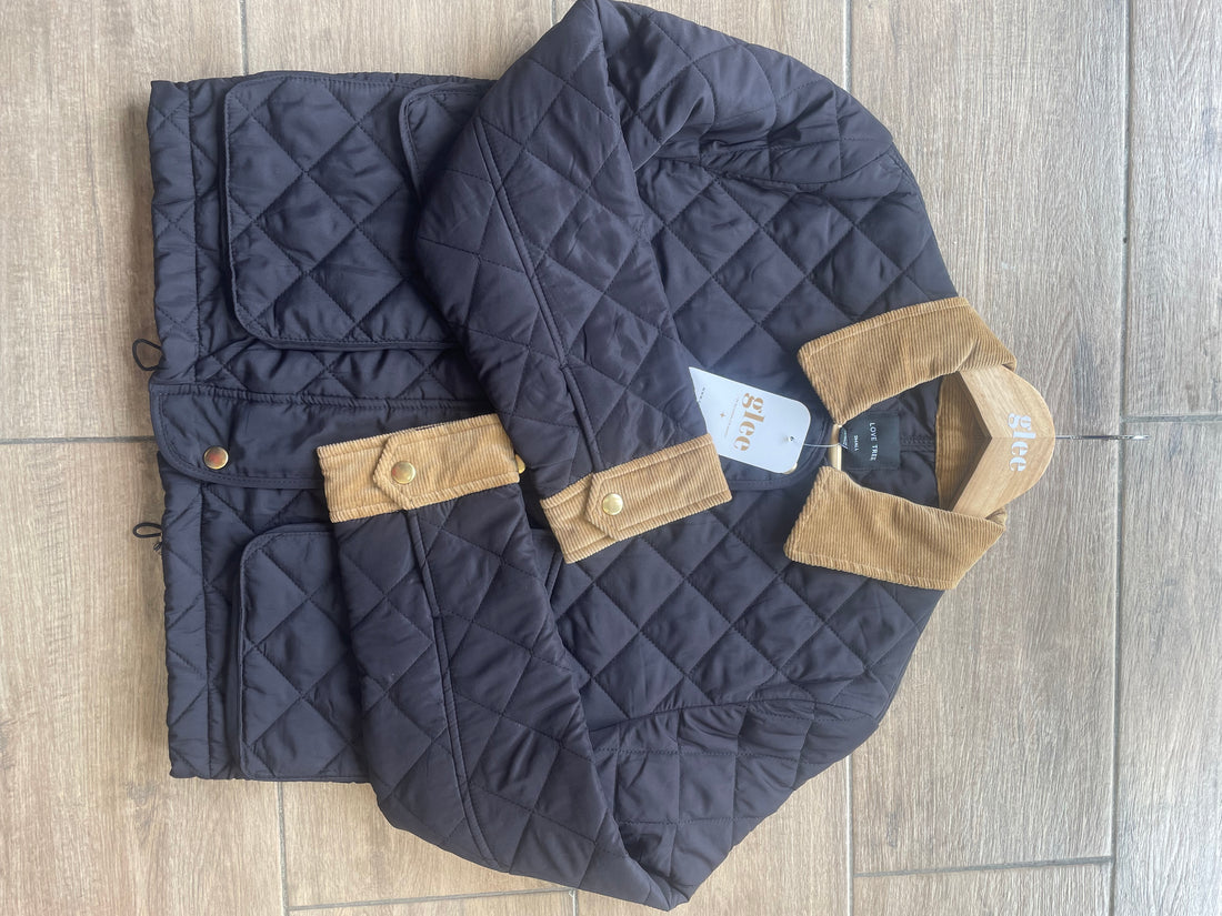 Chaqueta acolchada con cuello A25QQ02