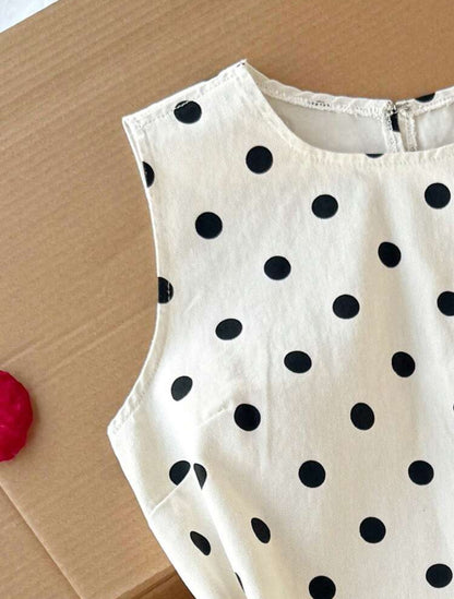 Mini Dress con estampado de lunares MY26AC05