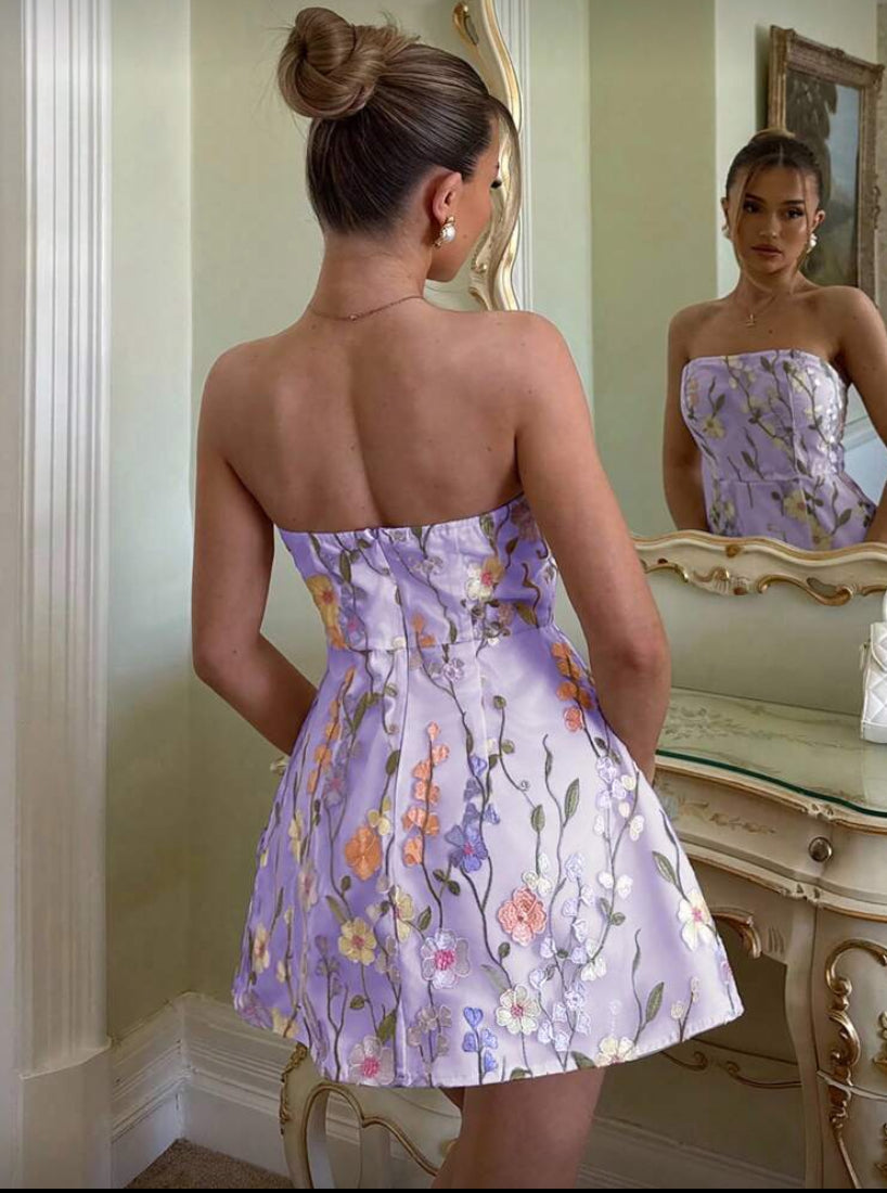 Vestido mini floral E26XH08