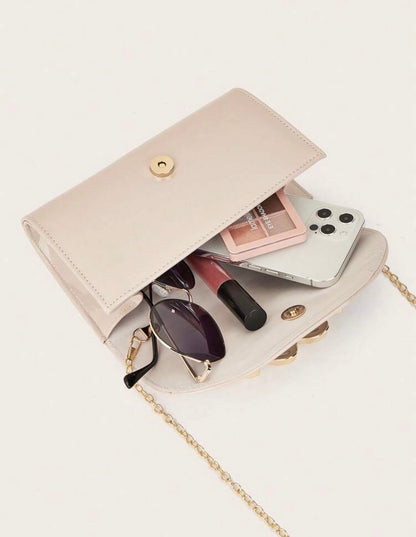 BOLSO DE MANO DE CUERO PU