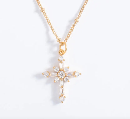 Collar Cruz Cristalina S25VE07