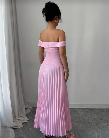 Vestido rosa dulce O25WF01