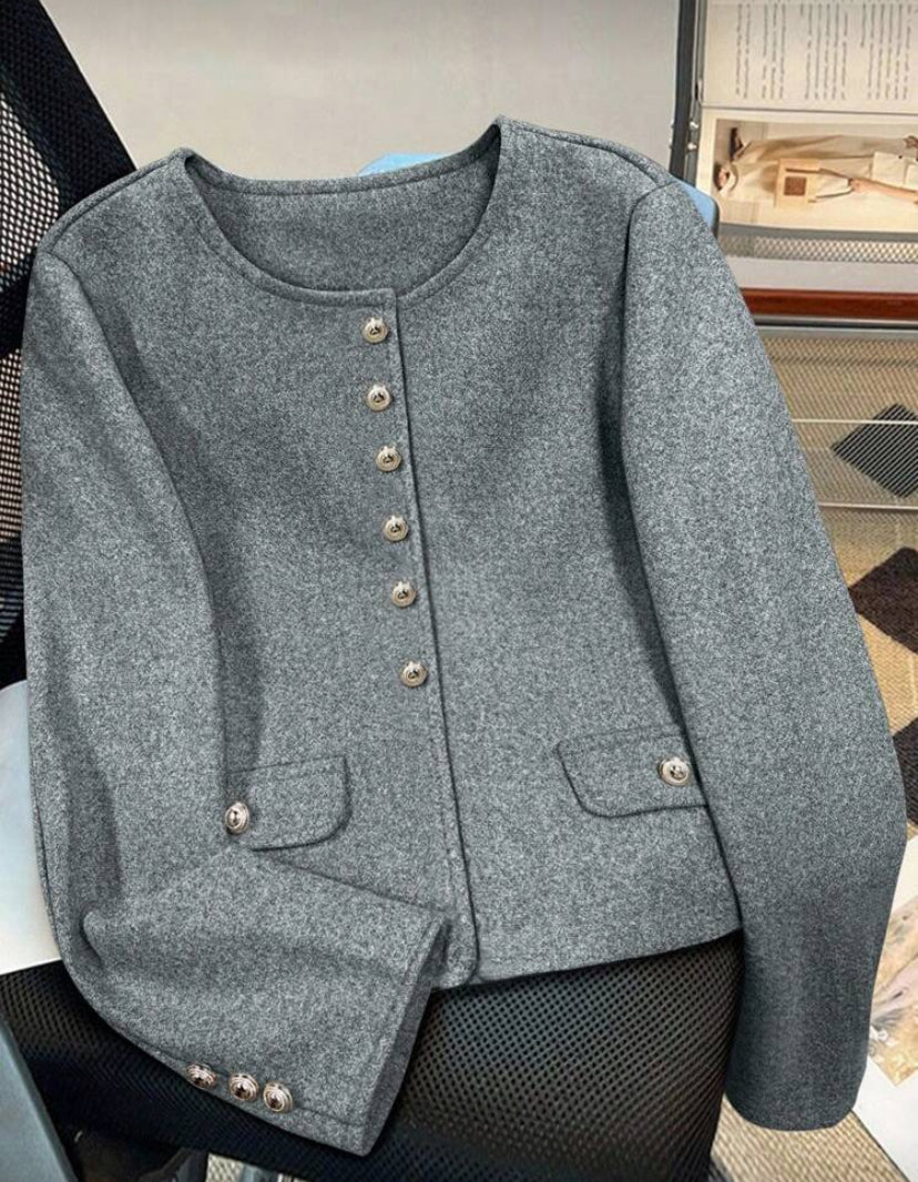 Chaqueta minimalista de manga larga D25XB01