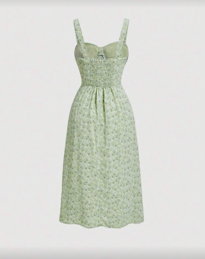 Vestido con estampado floral E26XÑ05