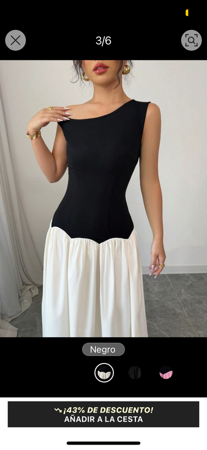 Vestido doble color S25UU05