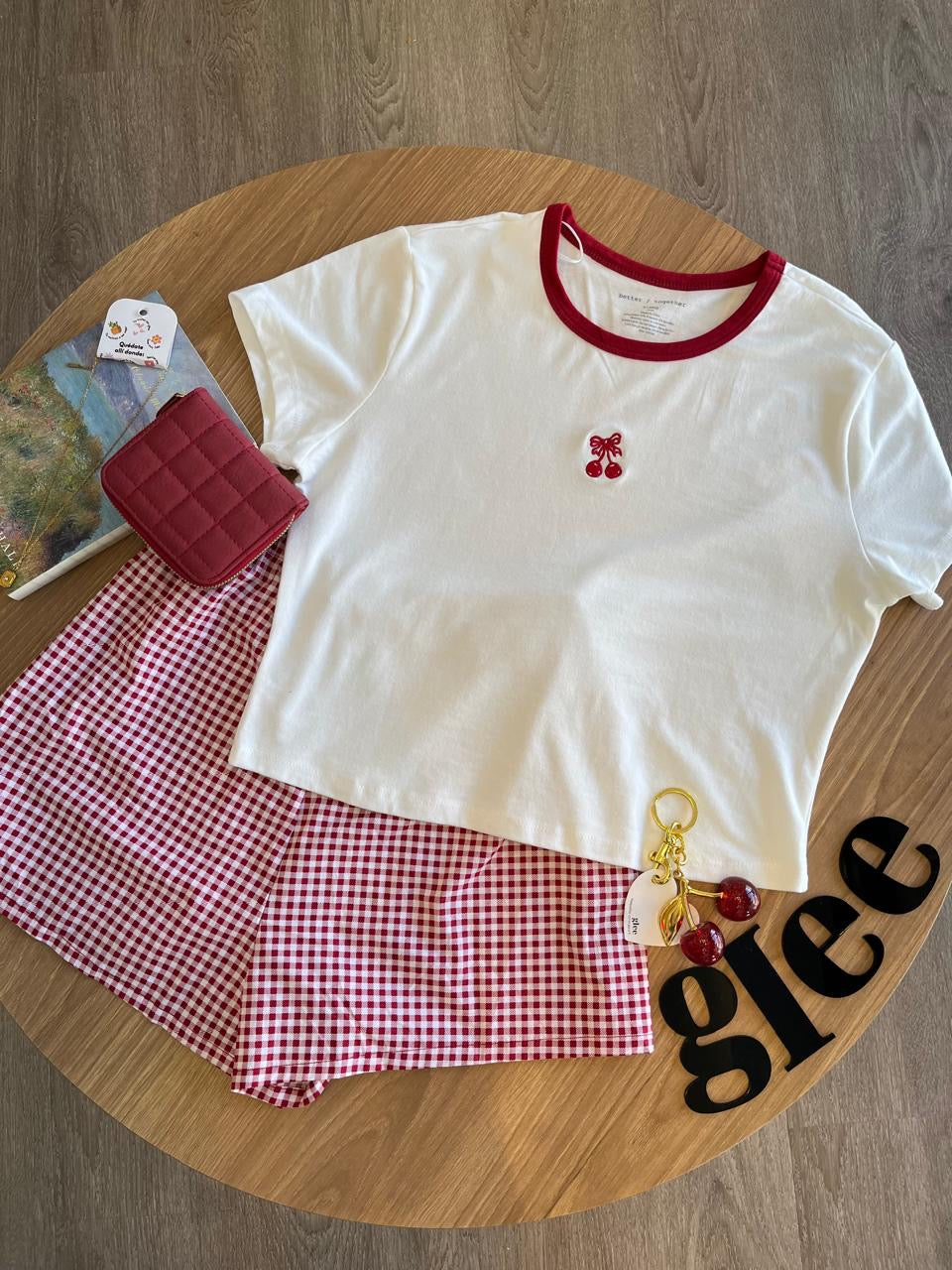 Conjunto cherry Girl J25RF010