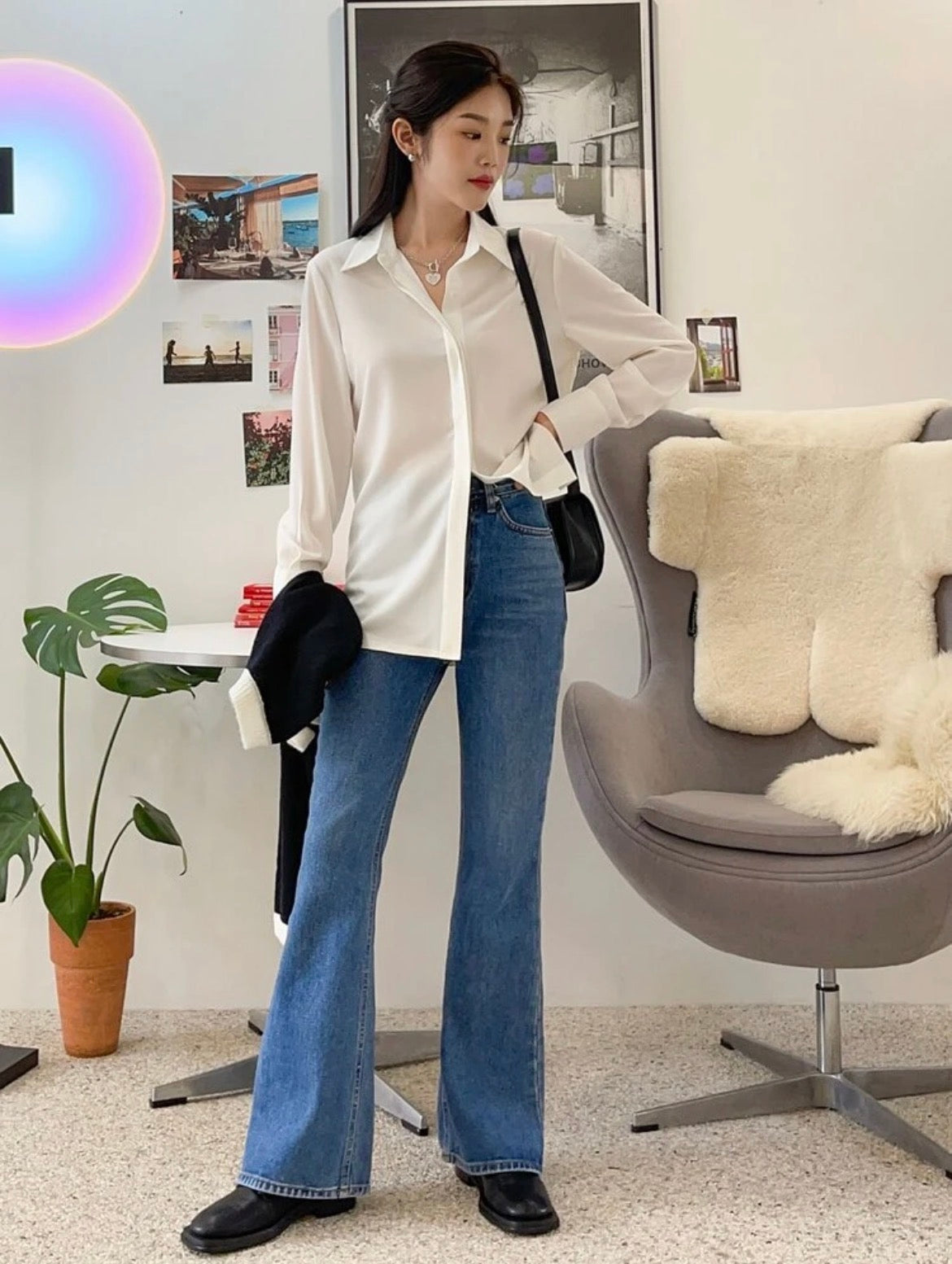 Blusa estilo uniforme