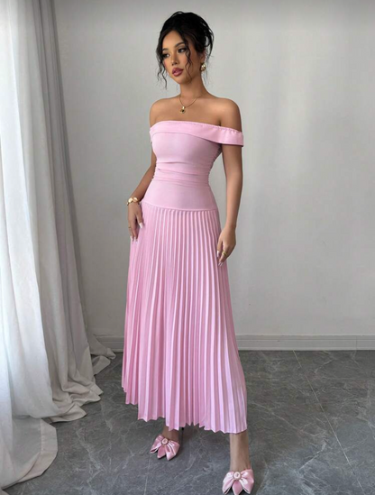 Vestido rosa dulce O25WF01