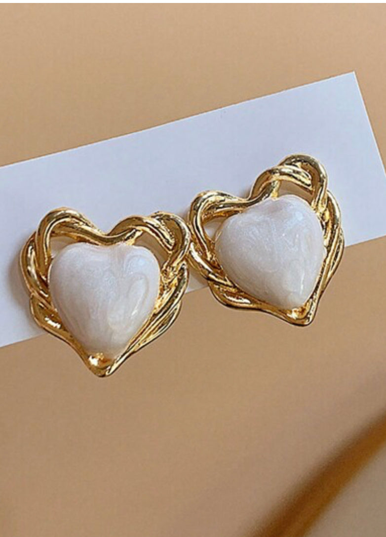 Amor a Primera Vista Pendientes de Botón CC. F25MY03