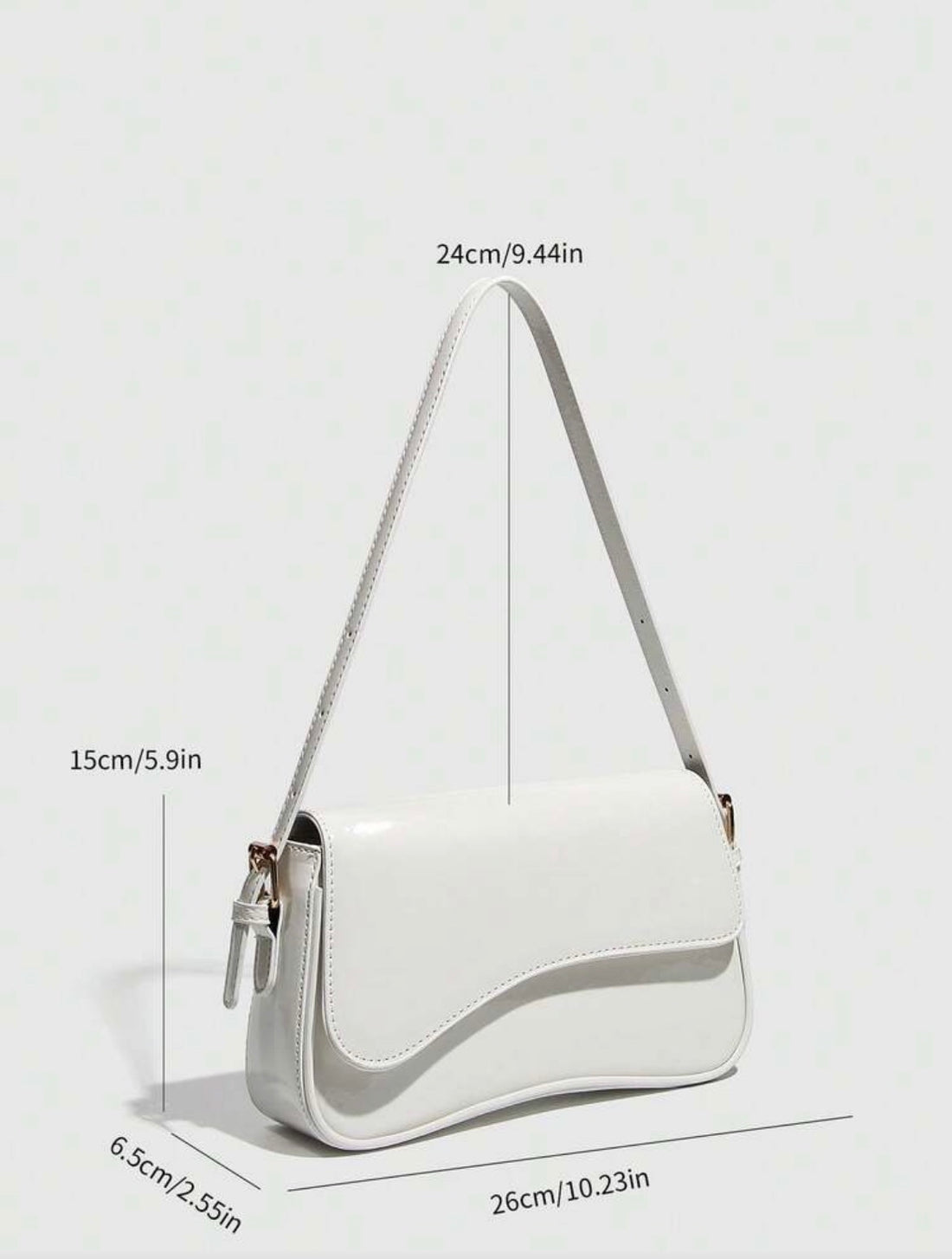 Bolso blanco hueso