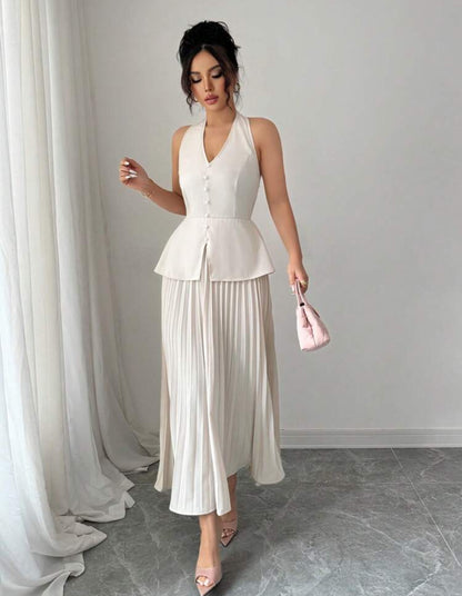 Vestido escotado de mujer elegante S25UX07