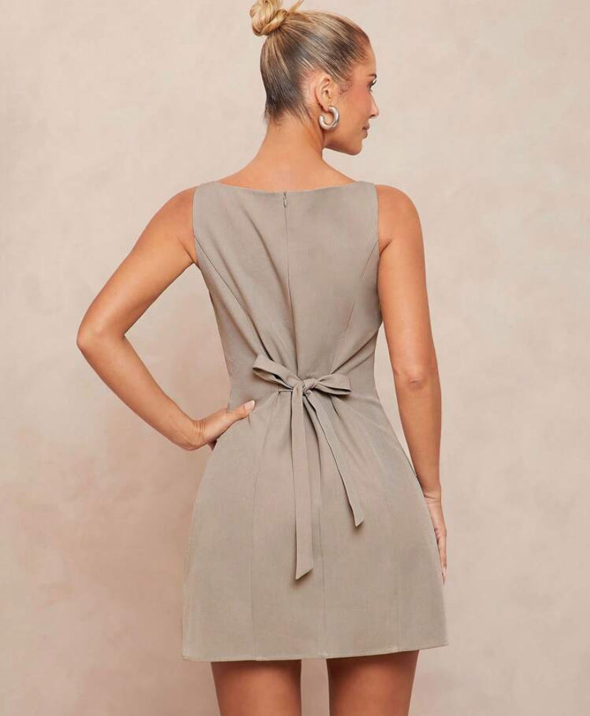 Vestido bruma de seda S25UQ010