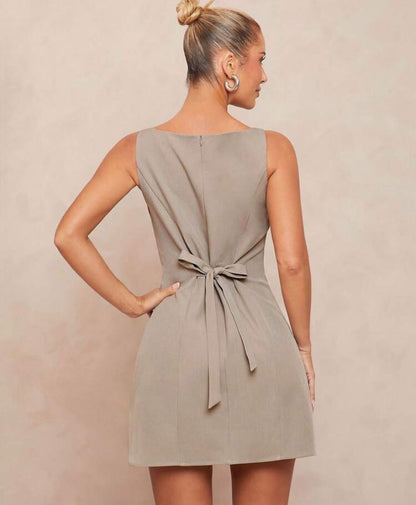 Vestido bruma de seda S25UQ010