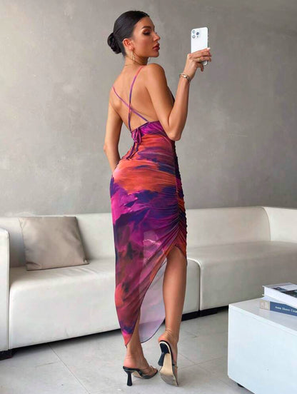 Verano de lujo vestido de noche M25ÑX05