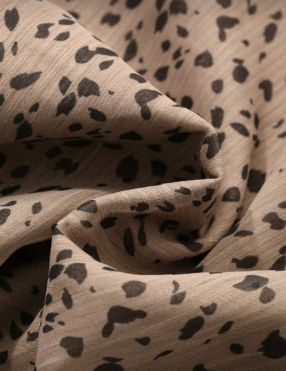 Falda con estampado de leopardo E26XK09