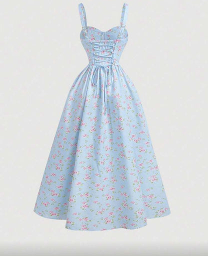 Vestido de  verano con tirantes E26XP07