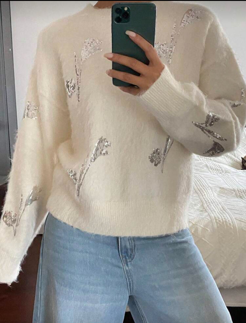 Suéter holgado casual E26XT06