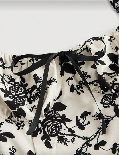 Vestido con estampado floral F26YA010