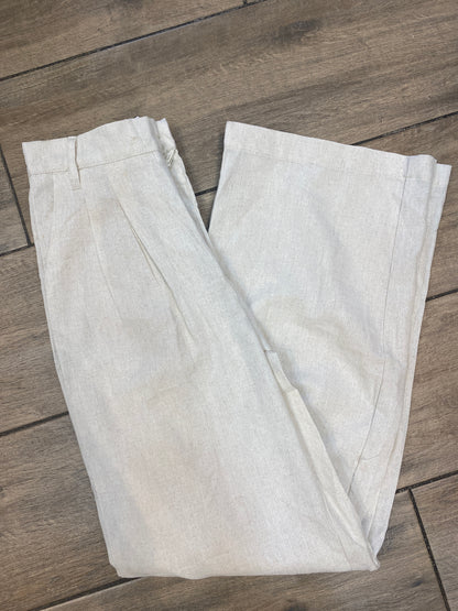 Pantalón acampanado de tela J25RF04