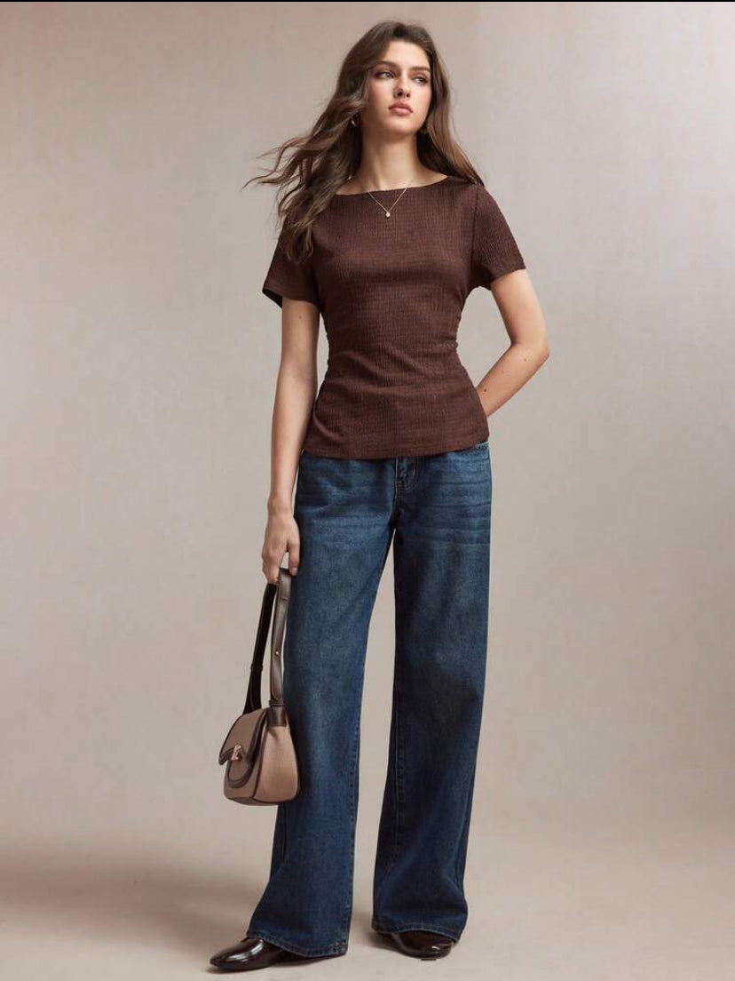 Blusa casual con lazo MY26AG03
