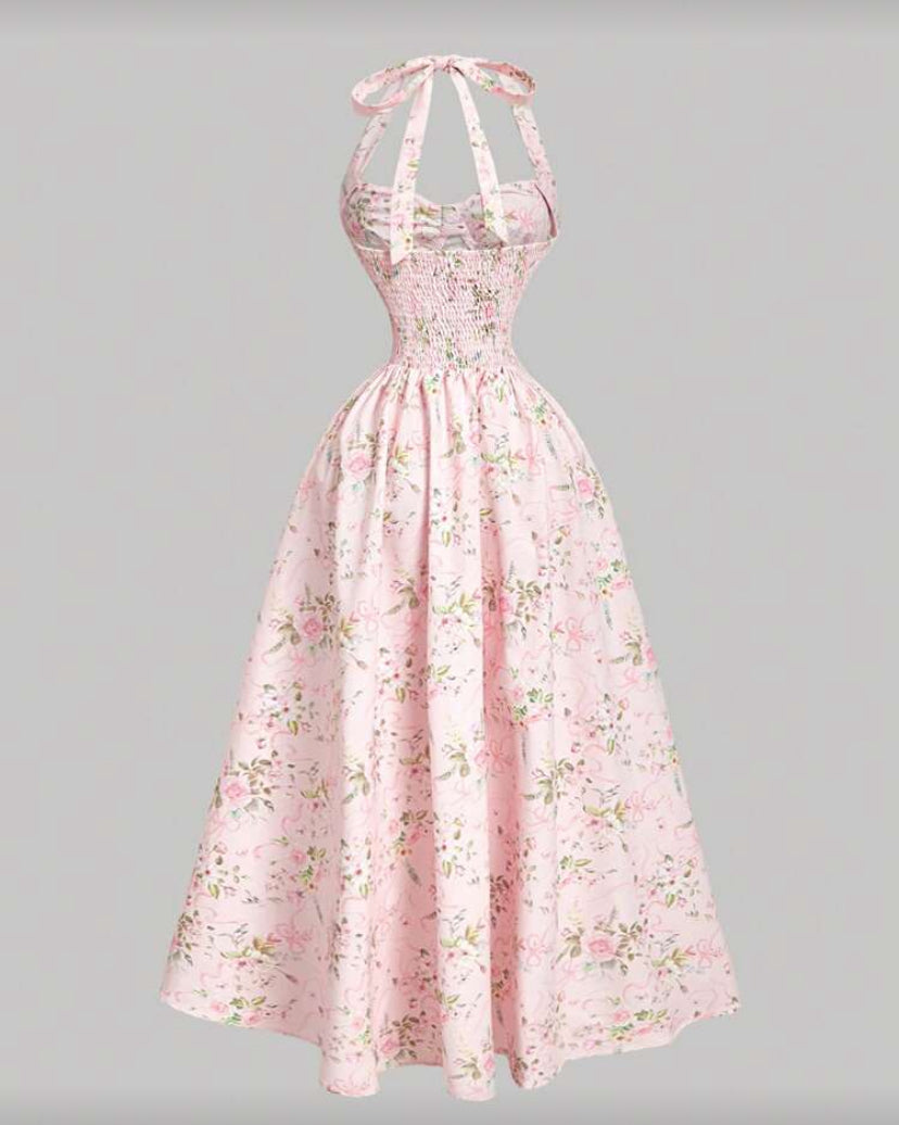 Vestido con lazo E26XÑ02