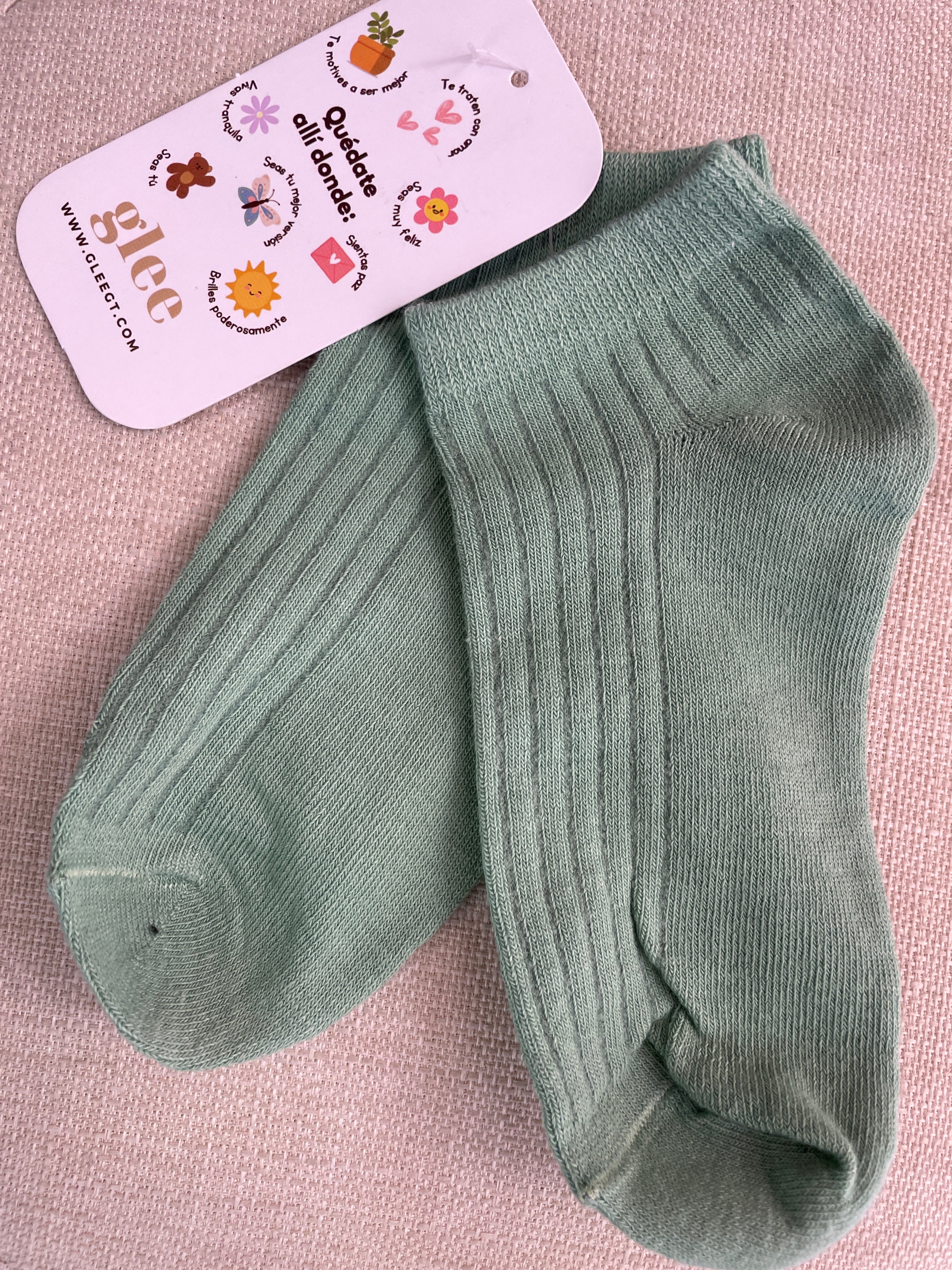 calcetines cortos casuales unicolor M25ÑK04