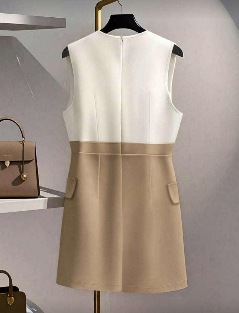 Vestido elegante con cuello en V D25XB04