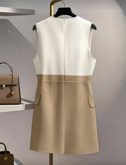 Vestido elegante con cuello en V D25XB04