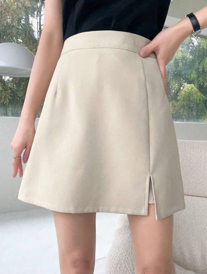 Paseo Urbano skort bajo con abertura M25ÑW07