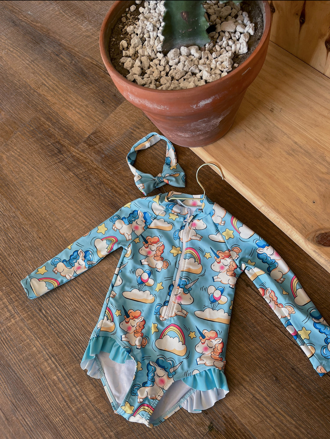 Bikini unicornio para niña J25SH04