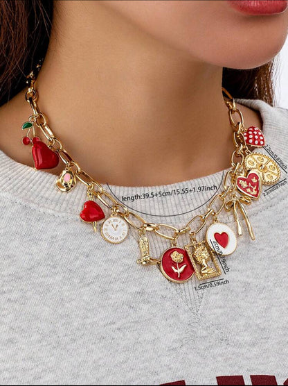 Jardín encantado Collar de charms AG25TS04