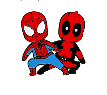 Broche de Deadpool y Spider-Man LE04