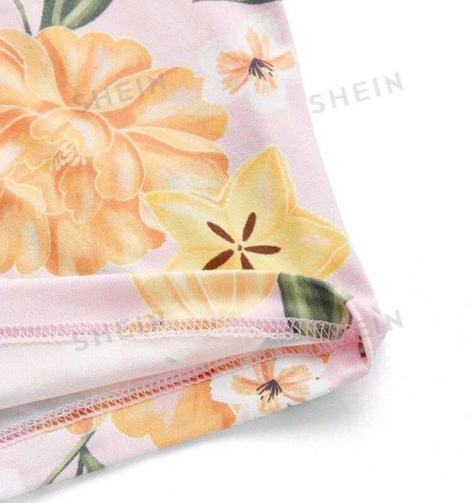 Top de Tirantes Finos con Estampado Floral (938)