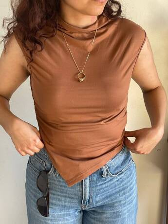 Blusa unilateral tipo verano M25ÑX07