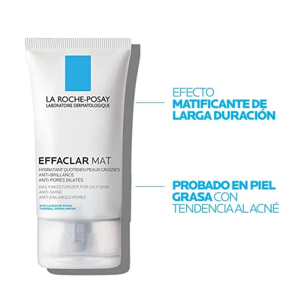 LA ROCHE-POSAY EFFACLAR MAT HIDRATANTE FACIAL MATIFICANTE PARA PIELES GRASAS GF02