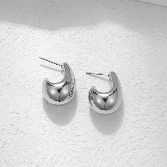 Aretes con Forma de Gota de Agua KY06