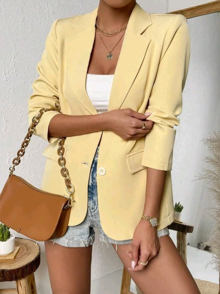 Blazer de cuello solapa BM010