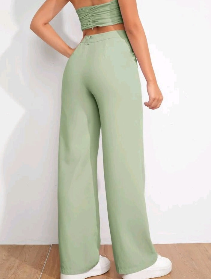 Pantalones pierna ancha CT04