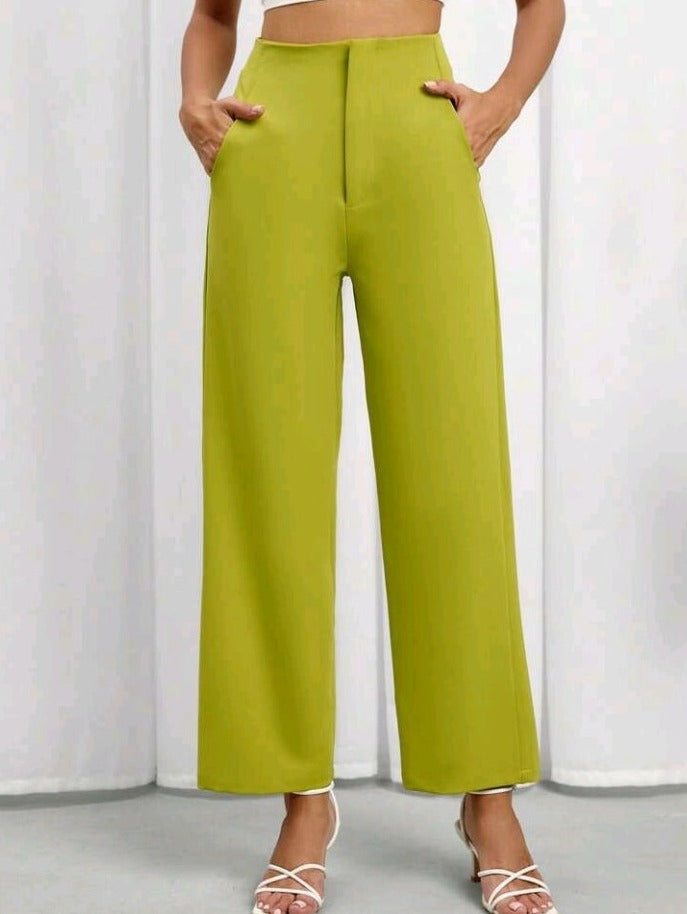 Pantalones de traje unicolor CW03