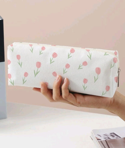 1 Pieza Estuche para Lápices con Estampado Floral FE07