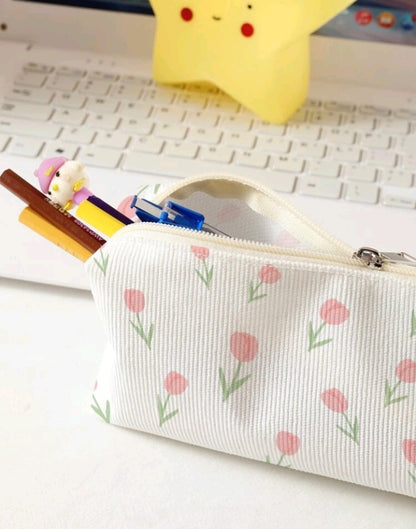 1 Pieza Estuche para Lápices con Estampado Floral FE07