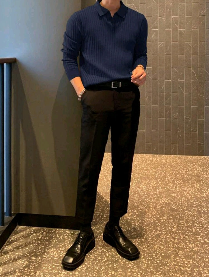 Jersey de Hombre Tejido de Canalé  FM03