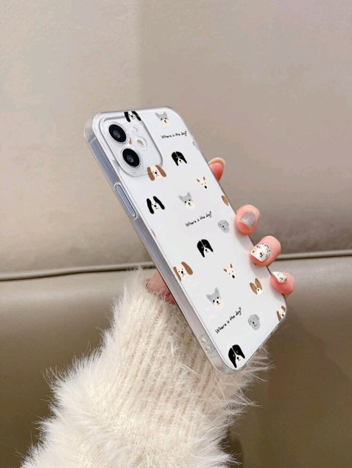 Funda para Celular con Estampado de Perro FV02