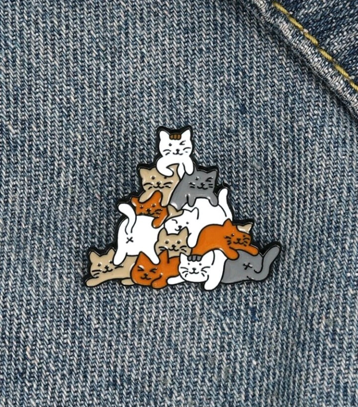 Broche con Diseño de Gato GA04