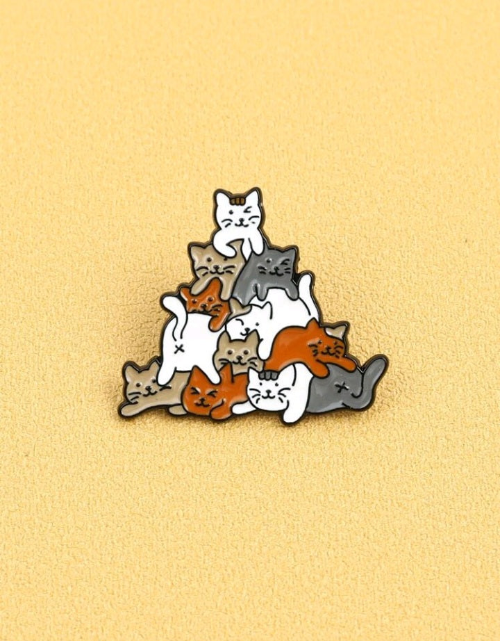 Broche con Diseño de Gato GA04