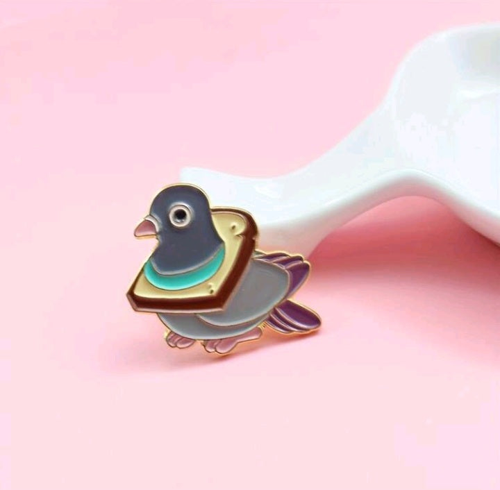 Broche con Diseño de Ave GC08