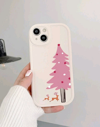 Funda para Celular con Diseño de Árbol de Navidad HS05