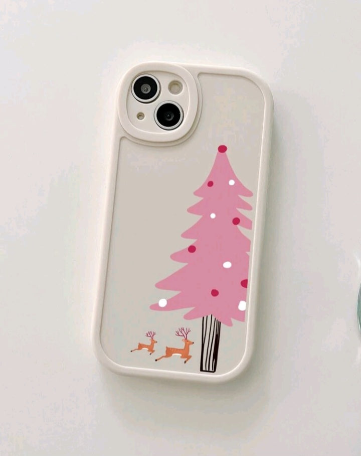 Funda para Celular con Diseño de Árbol de Navidad HS05