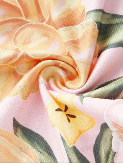 Top de Tirantes Finos con Estampado Floral (938)