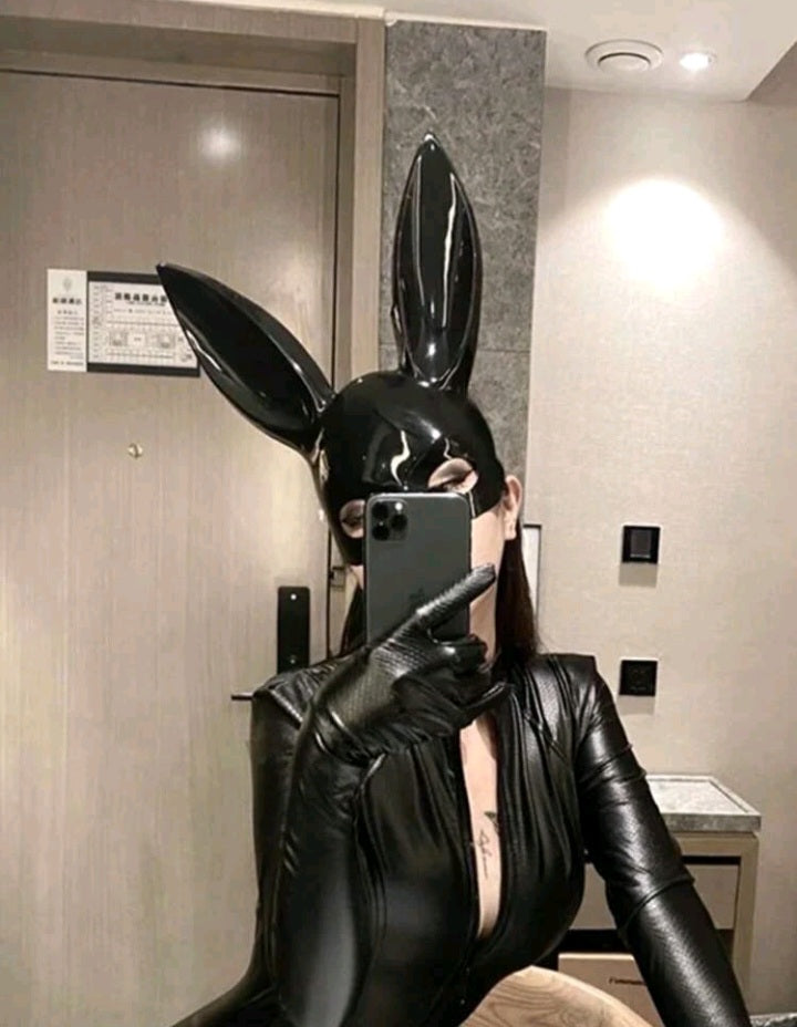 Máscara de Antifaz con Diseño de Orejas de Conejo (514)